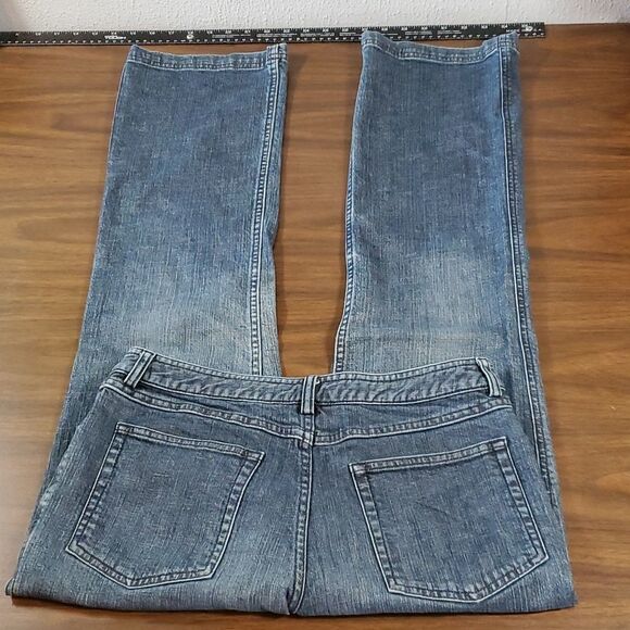 Duluth Trading Company‎ Women's Straight Leg Blue Jeans 4 x 31" Mistagged - Picture 5 of 9